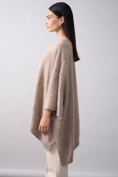 Mia Fratino - Dillon Split Wrap. Biscuit