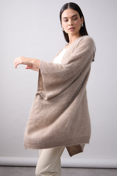 Mia Fratino - Dillon Split Wrap. Biscuit