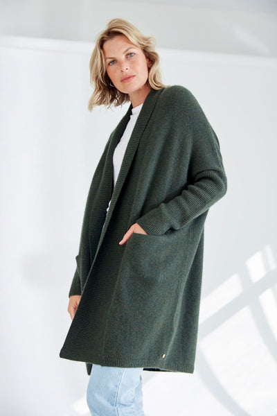 Mia Fratino - Cassie Eco Cardi. Olive