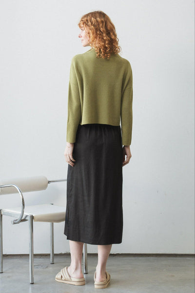 Lilly Pilly - Lumi Cashmere Knit. Olive