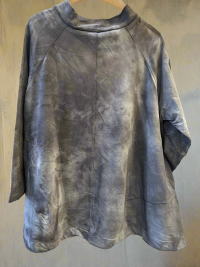 Vale and Ward - Declan Top. Hand Dyed Ebony
