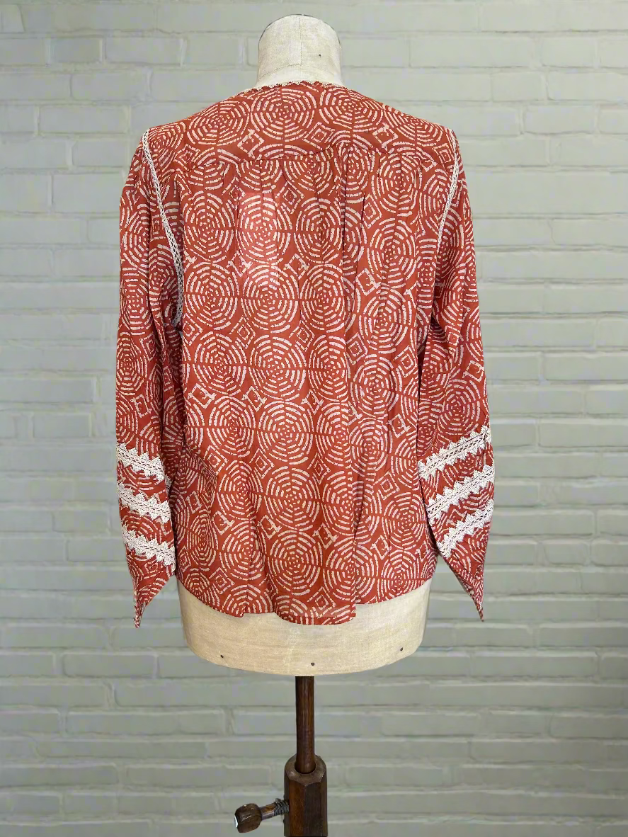 Maison Hotel - Akua Blouse. Papaya.