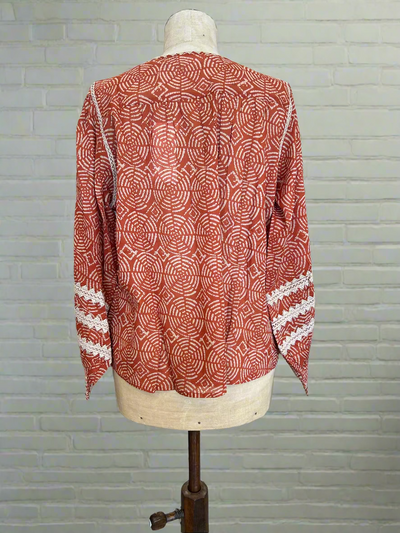 Maison Hotel - Akua Blouse. Papaya.