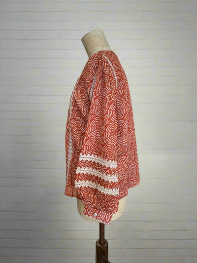 Maison Hotel - Akua Blouse. Papaya.