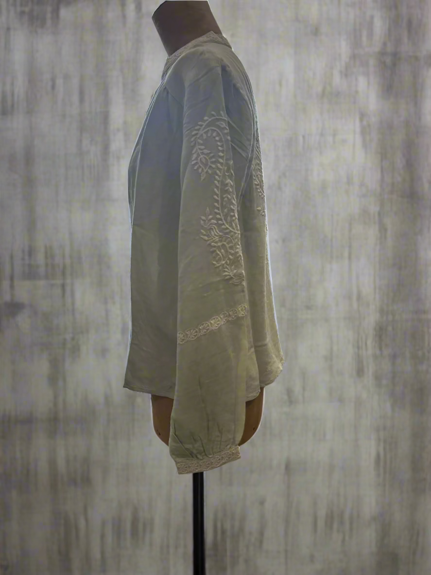 Maison Hotel - Mia Blouse. Azzurro.