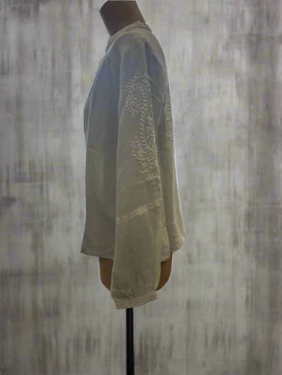 Maison Hotel - Mia Blouse. Azzurro.