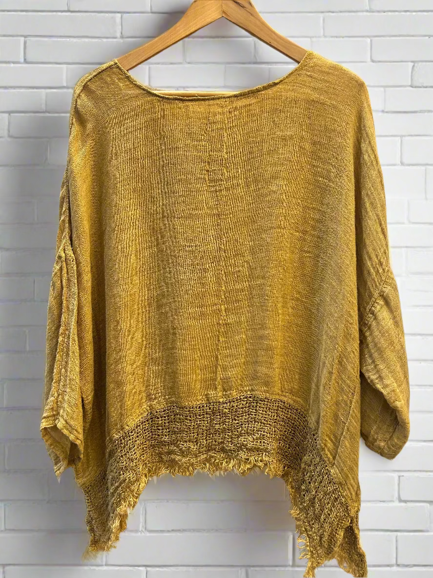 La Bottega Di Brunella - Camicia Azz Garzata. Desert.