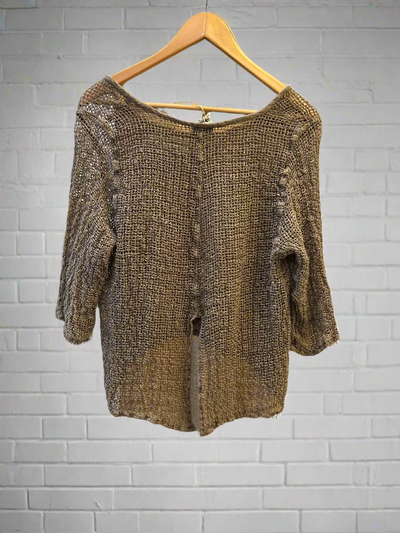 La Bottega Di Brunella - Maglia Maruzzella Campagna. Fossile