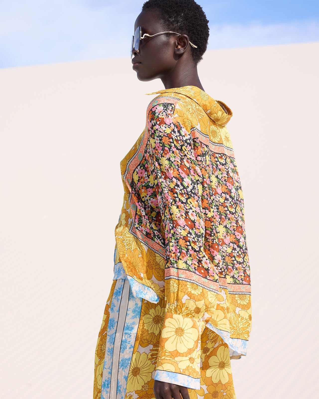 Mes Demoiselles - Cally Shirt. Flowers.