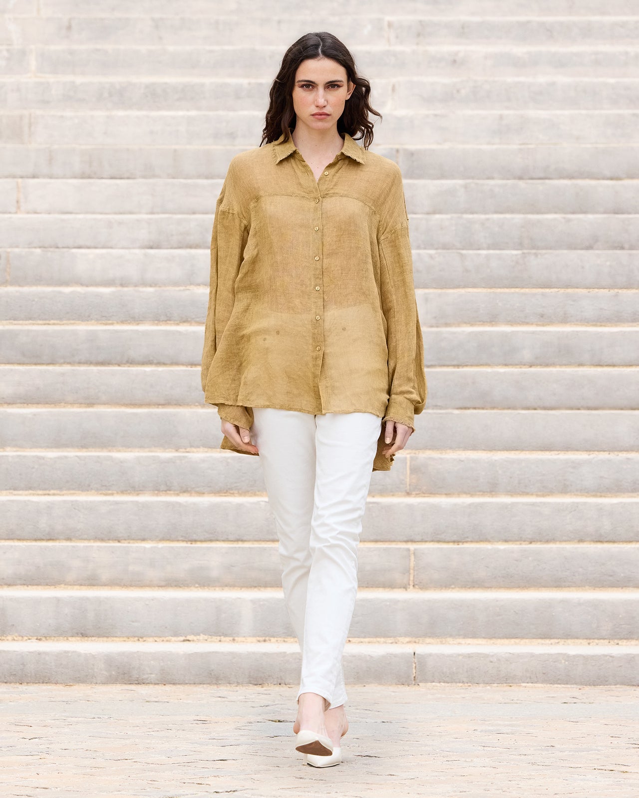 Mes Demoiselles - Flory Shirt. Beige.