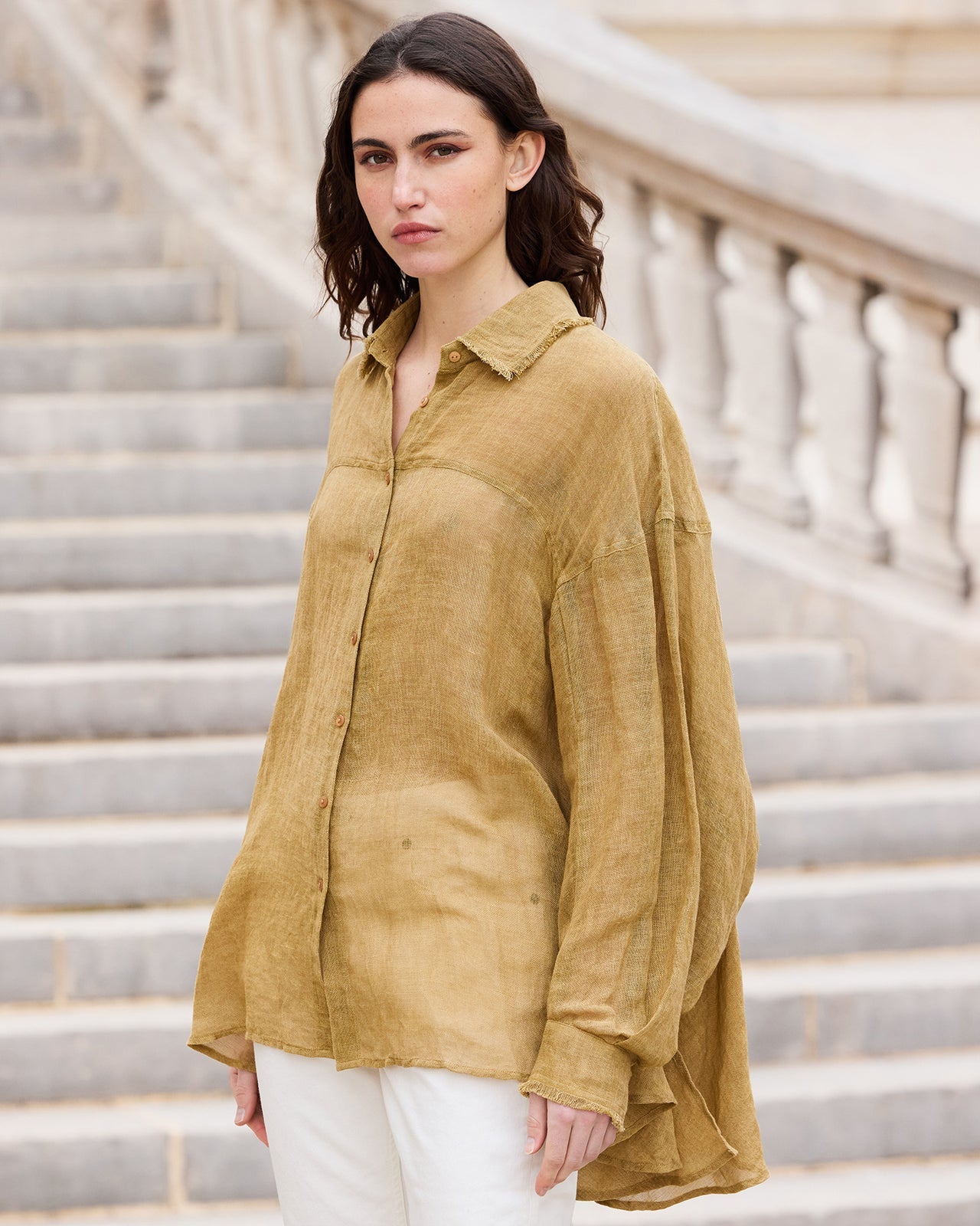 Mes Demoiselles - Flory Shirt. Beige.