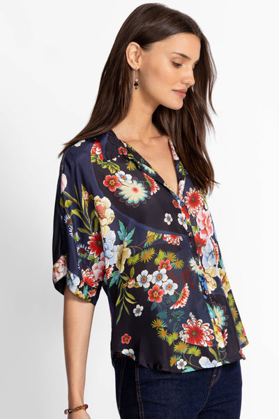 Johnny Was - The Audrey Short Sleeve Shirt. Advestia.