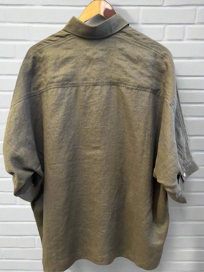 Lilly Pilly - Pixie Linen Shirt. Khaki.