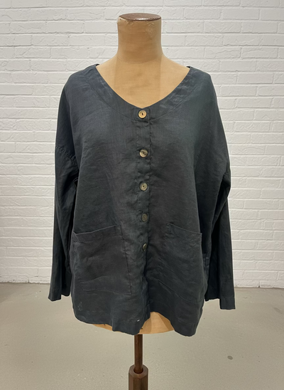 Frockk - Jamie Jacket. Charcoal.