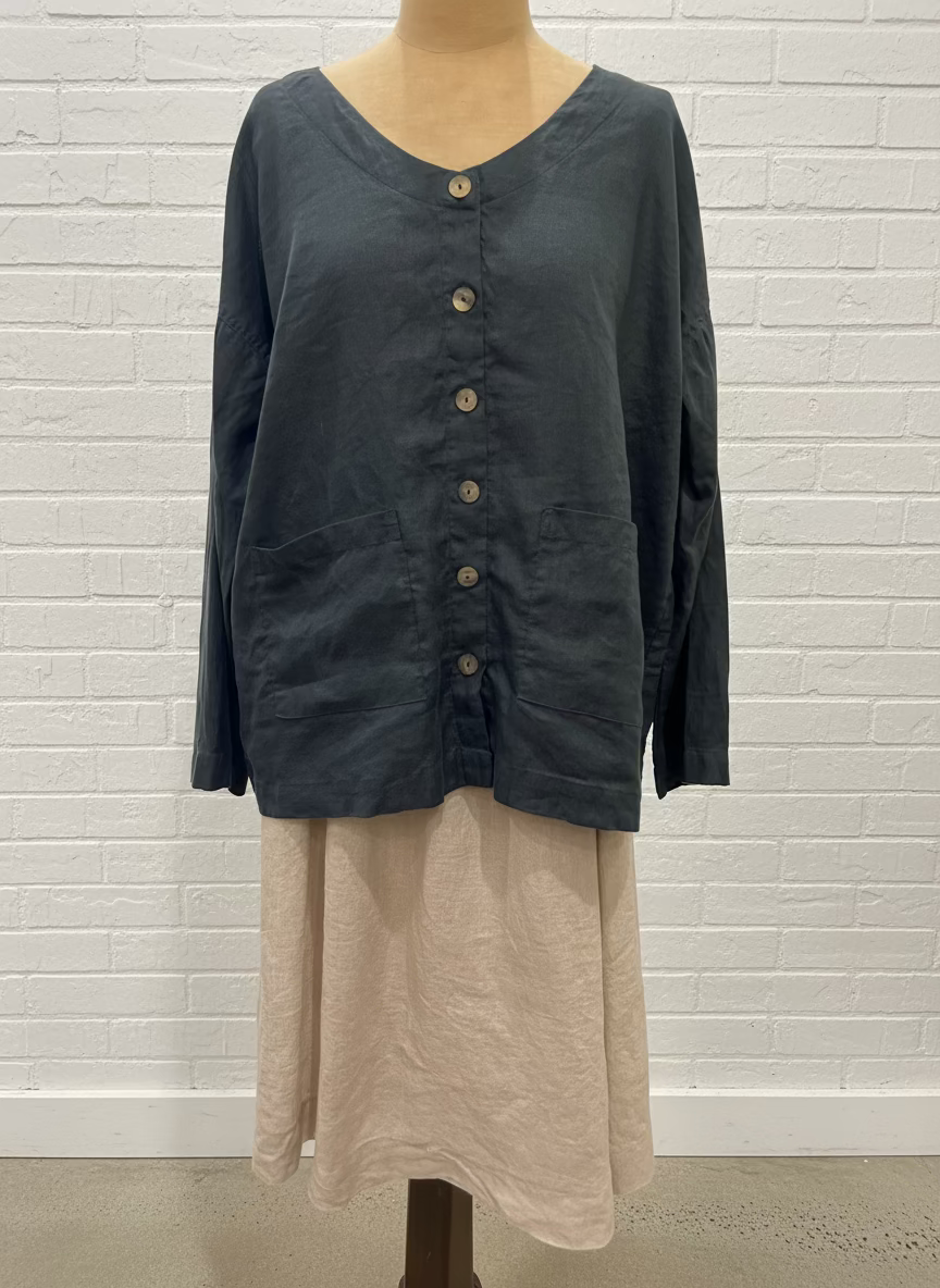 Frockk - Jamie Jacket. Charcoal.