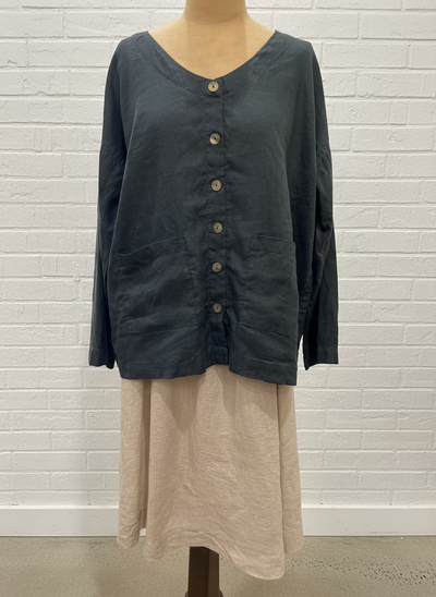 Frockk - Jamie Jacket. Charcoal.