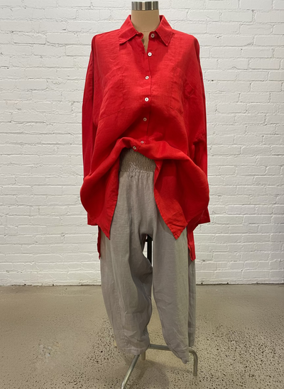 Frockk - Aiden Shirt. Summer Red.