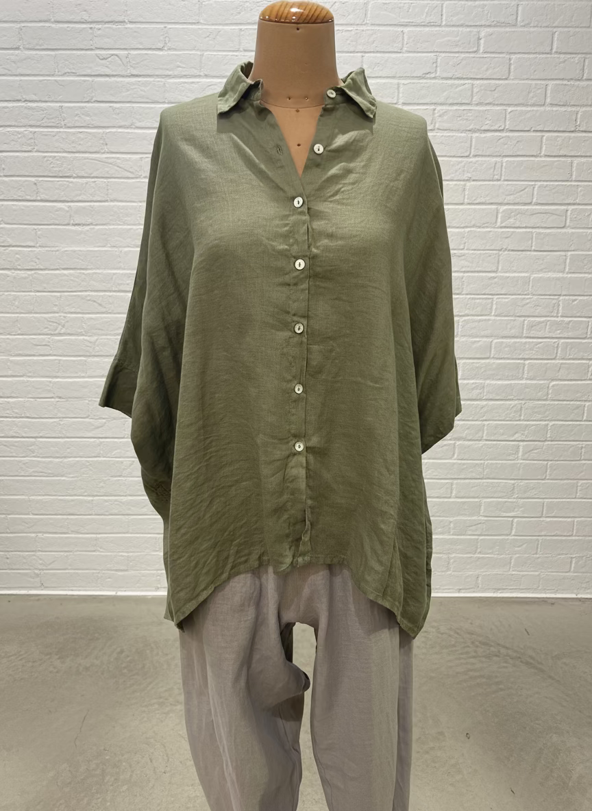 Frockk - Issey Shirt. Sage.