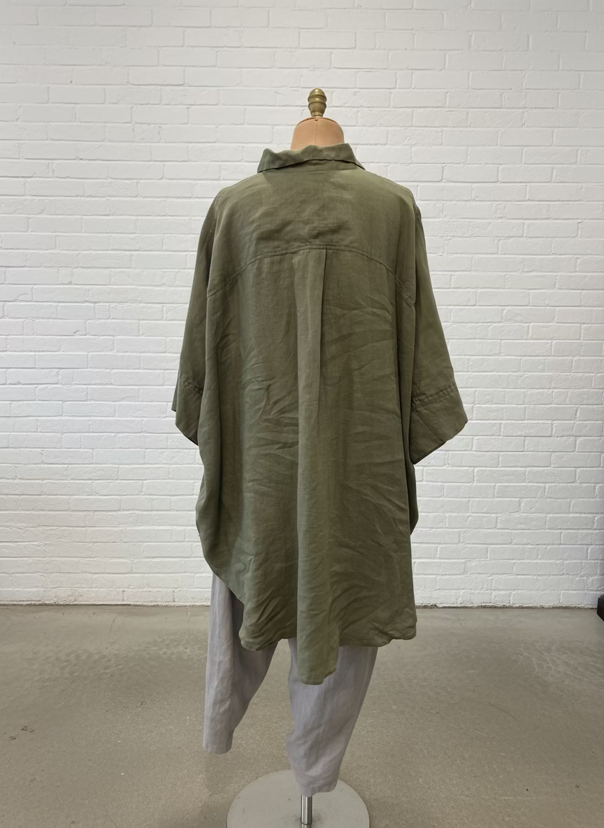 Frockk - Issey Shirt. Sage.