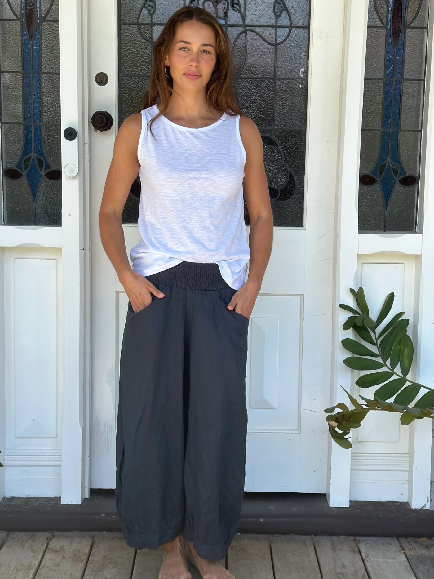 Frockk - Jackie Pant. Charcoal.