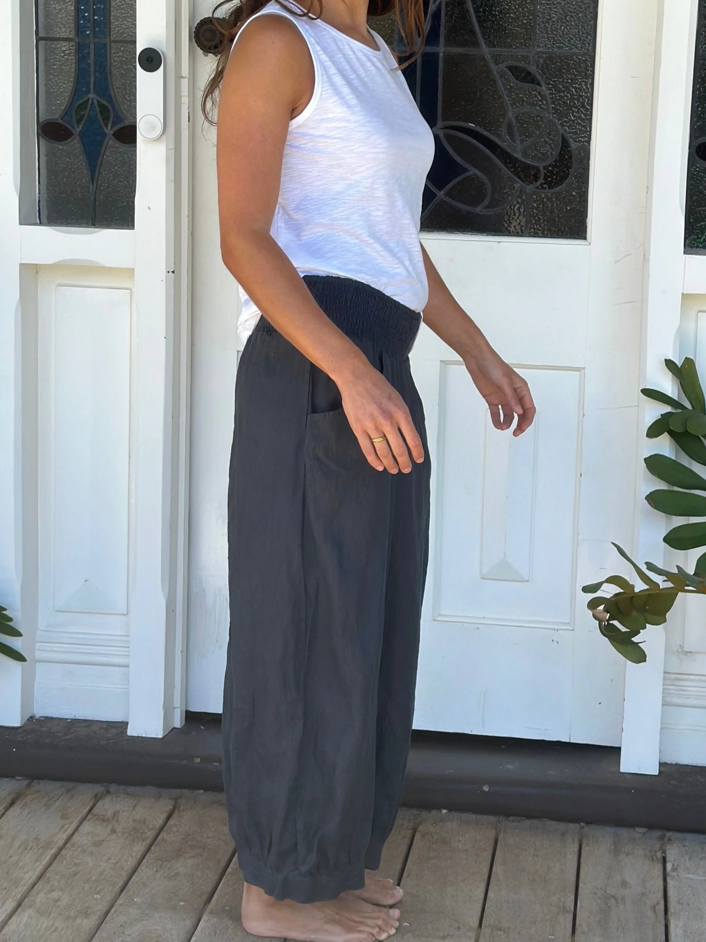 Frockk - Jackie Pant. Charcoal.