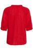 CREAM - CRBeliis Lace Blouse. High Risk Red.