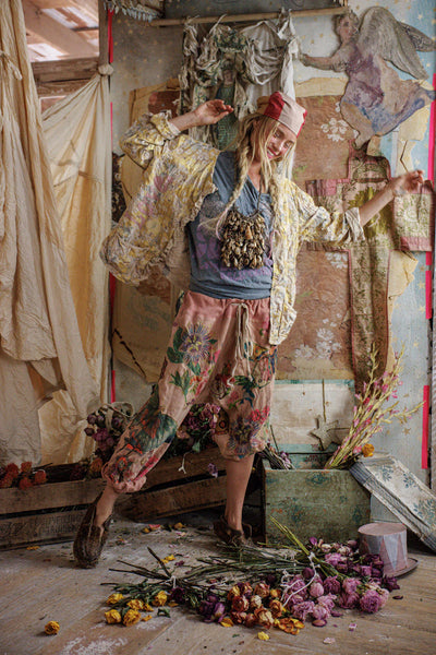 Magnolia Pearl - Anders Love Applique Jacket - Banana Bread.