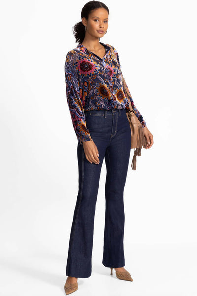 Johnny Was - The Oversized Audrey Shirt. Sisi Burnout.