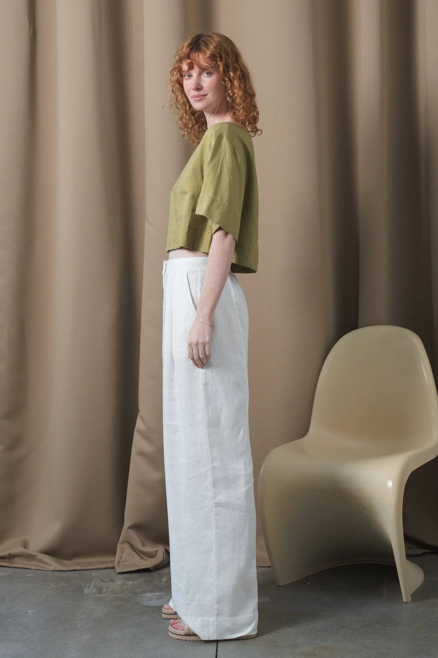 Lilly Pilly - Maya Top. Olive.