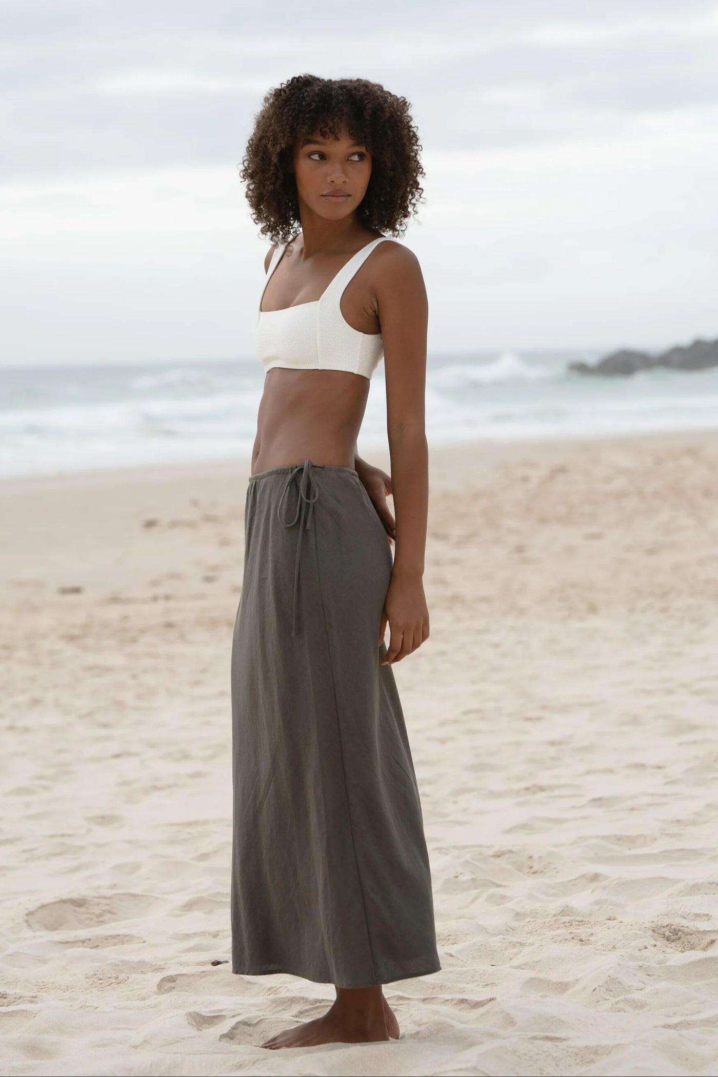 Lilly Pilly - Riley Skirt. Khaki