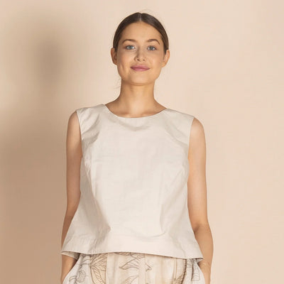 Megan Salmon - Pima Sun Shell. Almond.