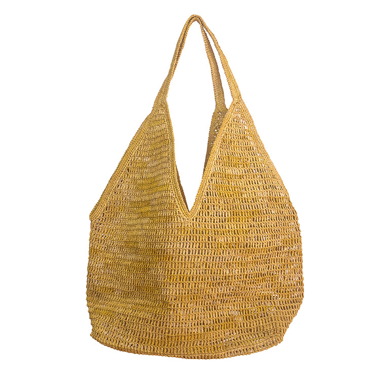 Made In Mada - Ombinisoa Bag. Pale Yellow.