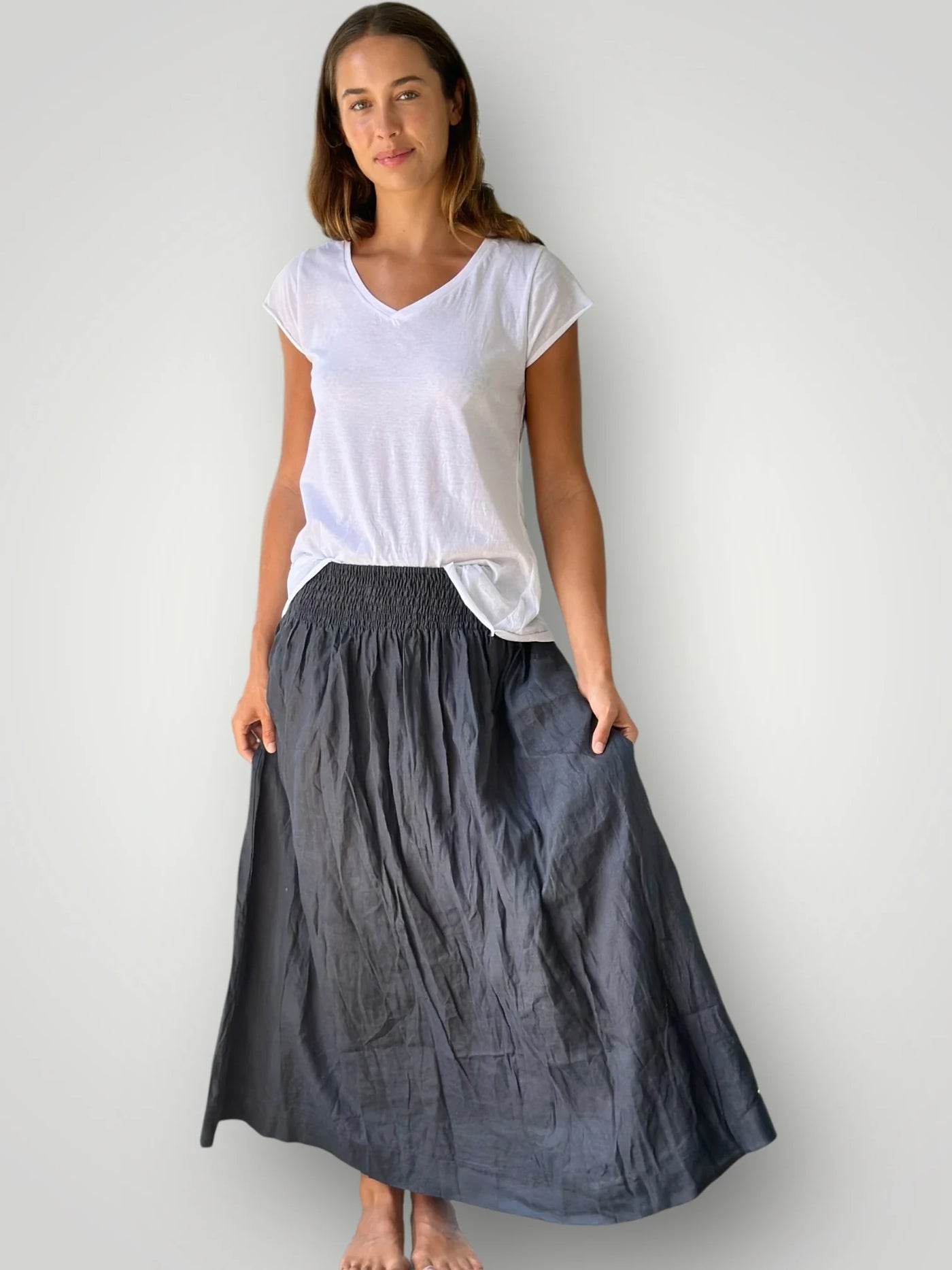 Frockk - Lulu Skirt. Charcoal.