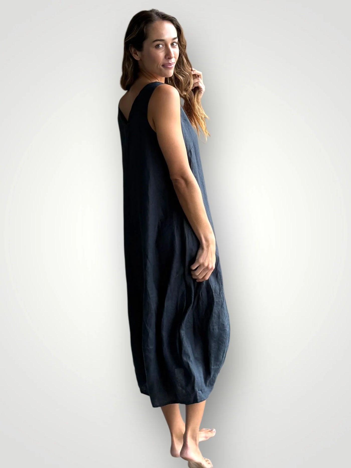 Frockk  - Amber Dress. Charcoal.