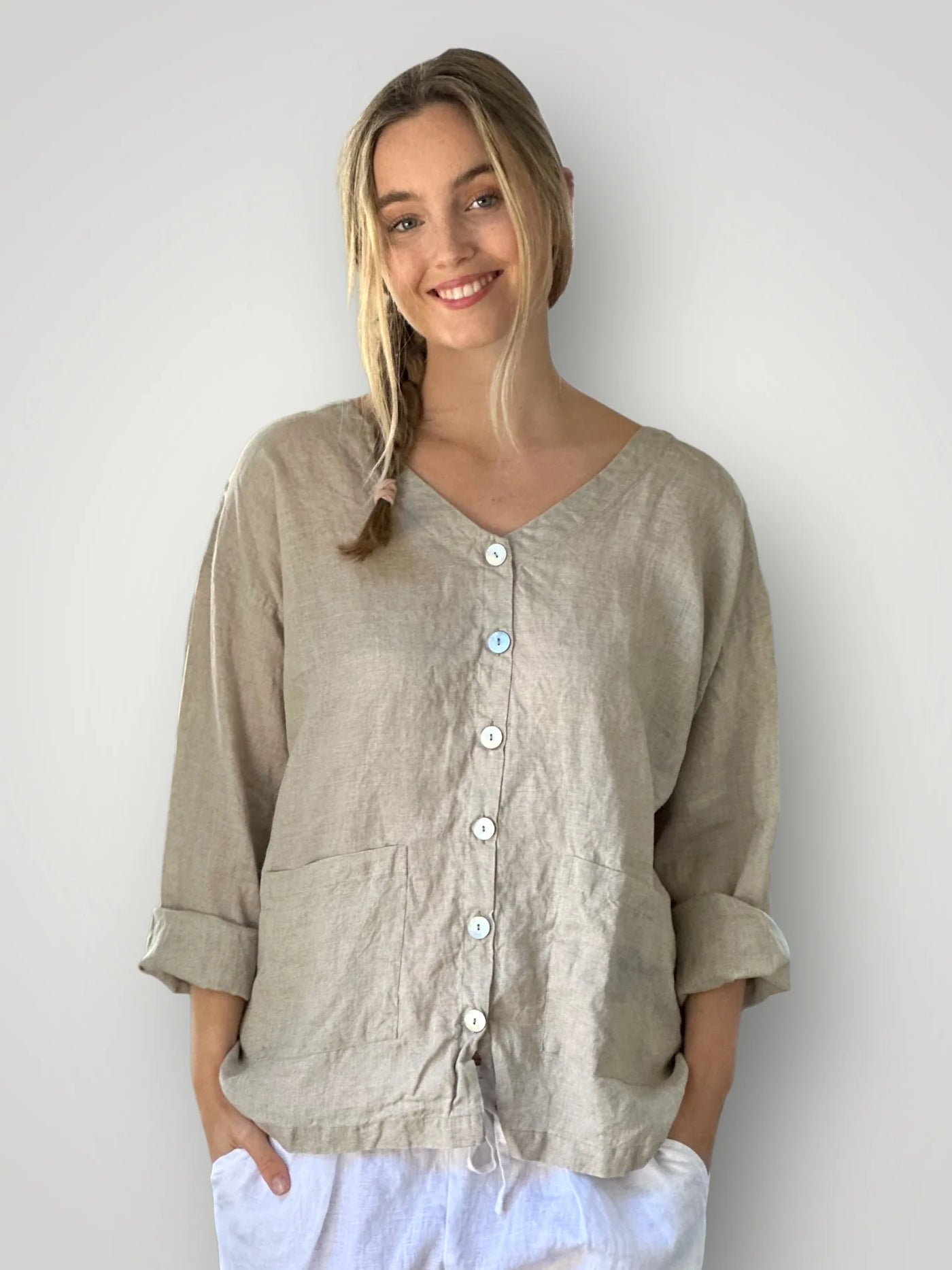 Frockk - Jamie Jacket. Natural.