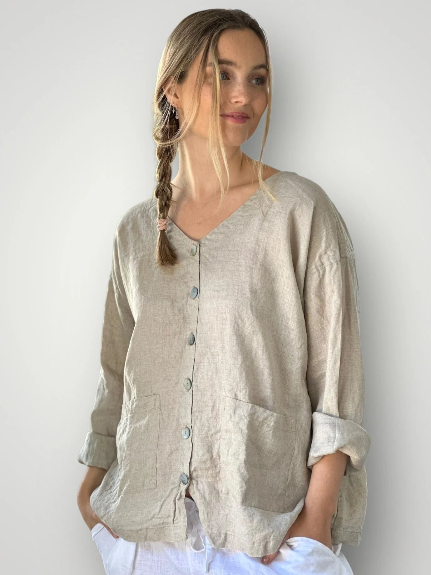 Frockk - Jamie Jacket. Natural.