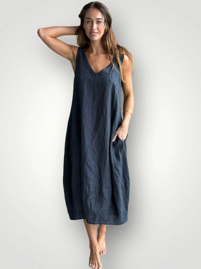 Frockk  - Amber Dress. Charcoal.