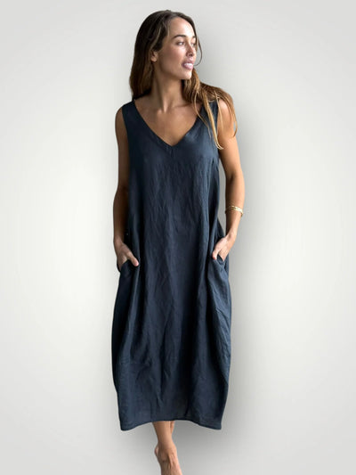 Frockk  - Amber Dress. Charcoal.