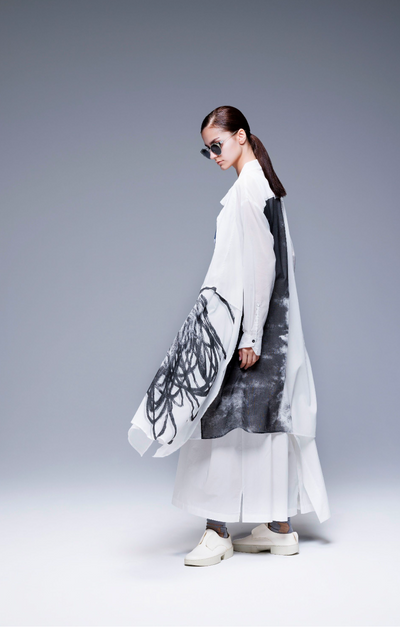 Moyuru - Skirt 644. White.