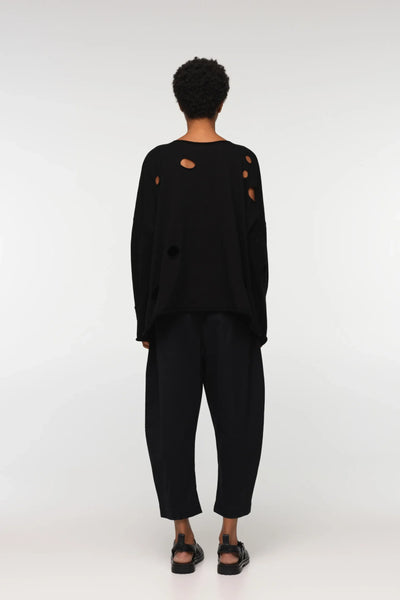 La Vaca Loca - Arena Knitted Top. Black