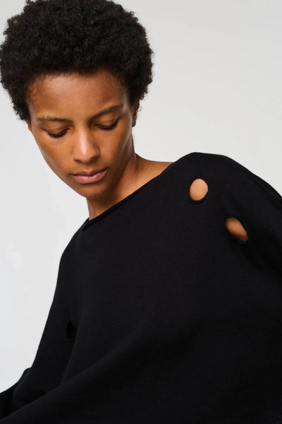 La Vaca Loca - Arena Knitted Top. Black