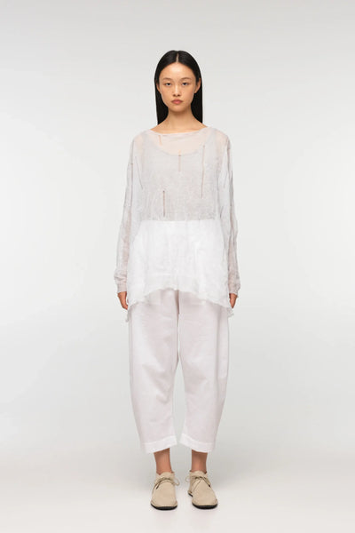 La Vaca Loca - Nisiros Knitted Top. Black (White for style reference only)