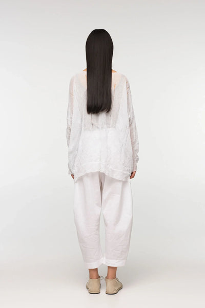 La Vaca Loca - Nisiros Knitted Top. Black (White for style reference only)