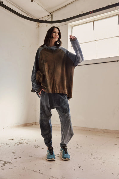 Vale and Ward - Declan Top. Two Tone Dye