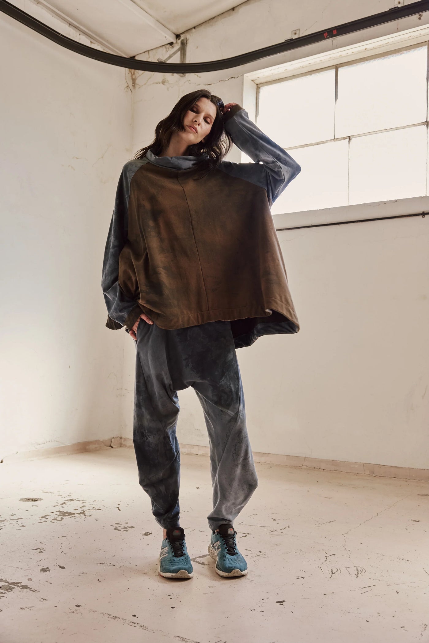 Vale and Ward - Declan Top. Two Tone Dye