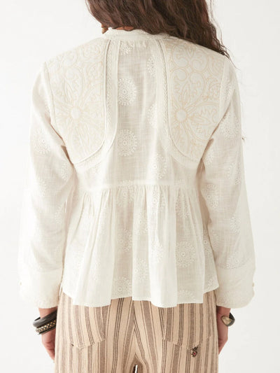 Maison Hotel - Ariana Blouse. Ivory.