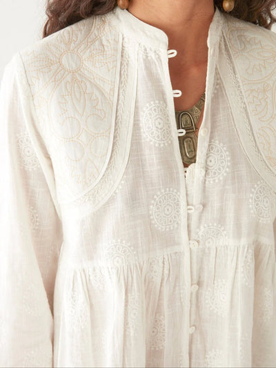 Maison Hotel - Ariana Blouse. Ivory.
