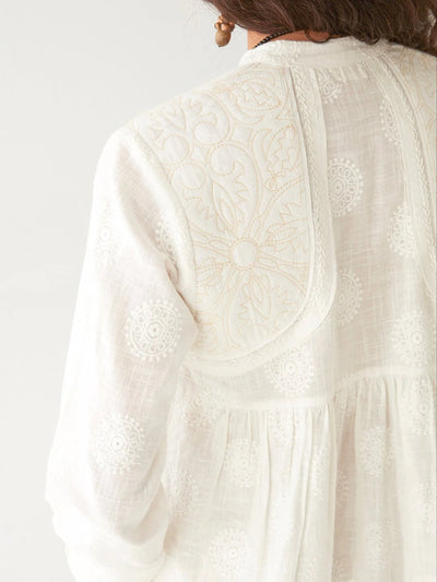 Maison Hotel - Ariana Blouse. Ivory.