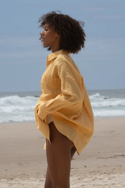 Lilly Pilly - Kirra Shirt. Butter.