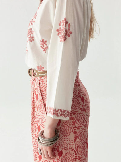 Maison Hotel - Shyla Blouse. Azzuro.